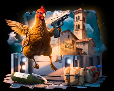 Frango à Italiana case
