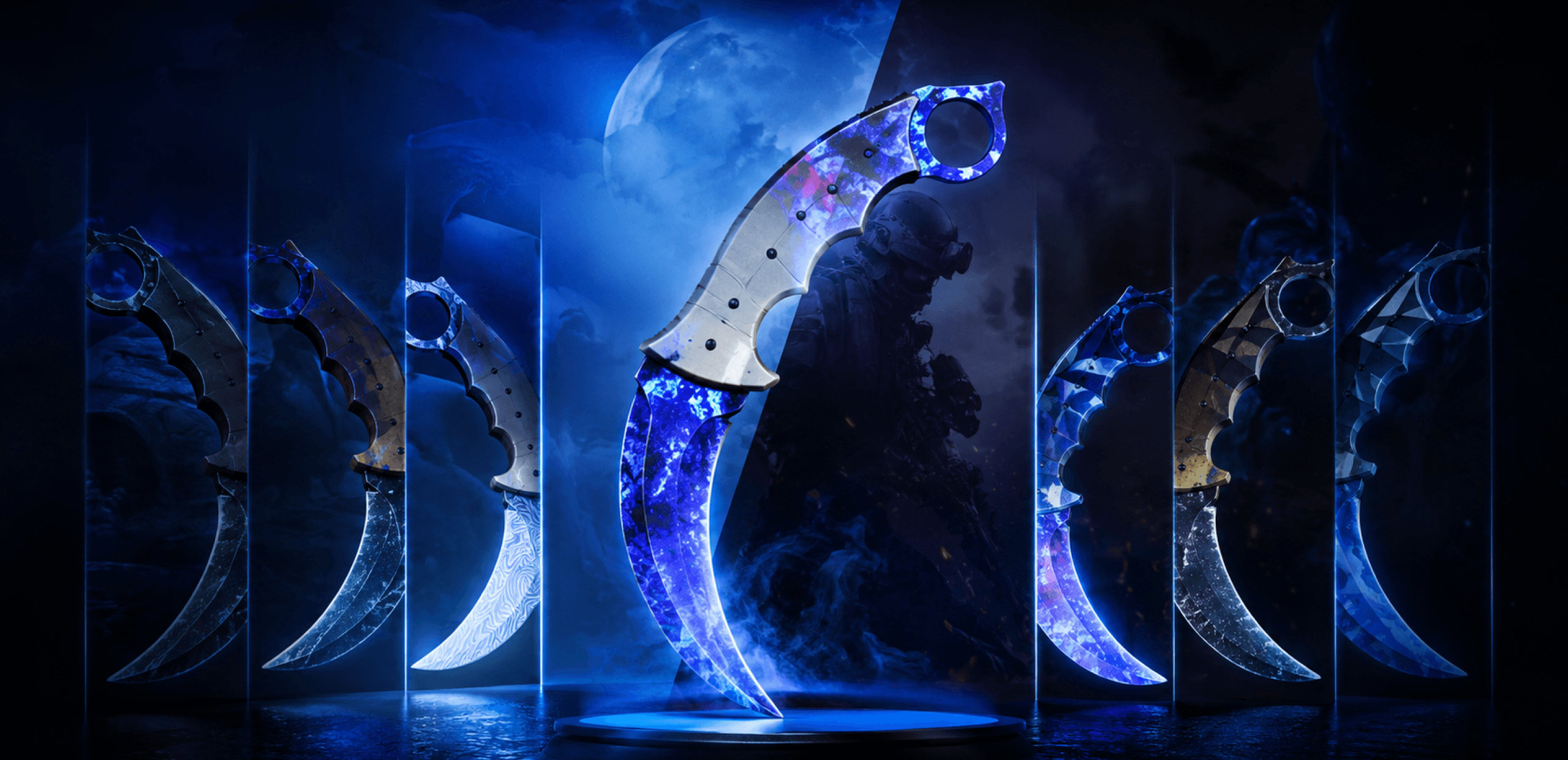 Talon Knife CS2’da: skinlar, patternlar va narx