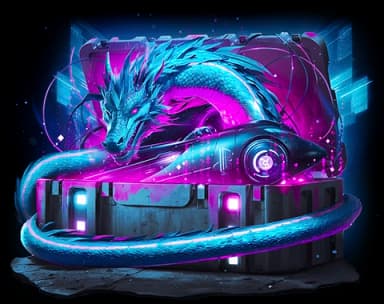 Neon Dragon case