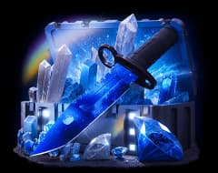 M9 Bayonet Waves Sapphire