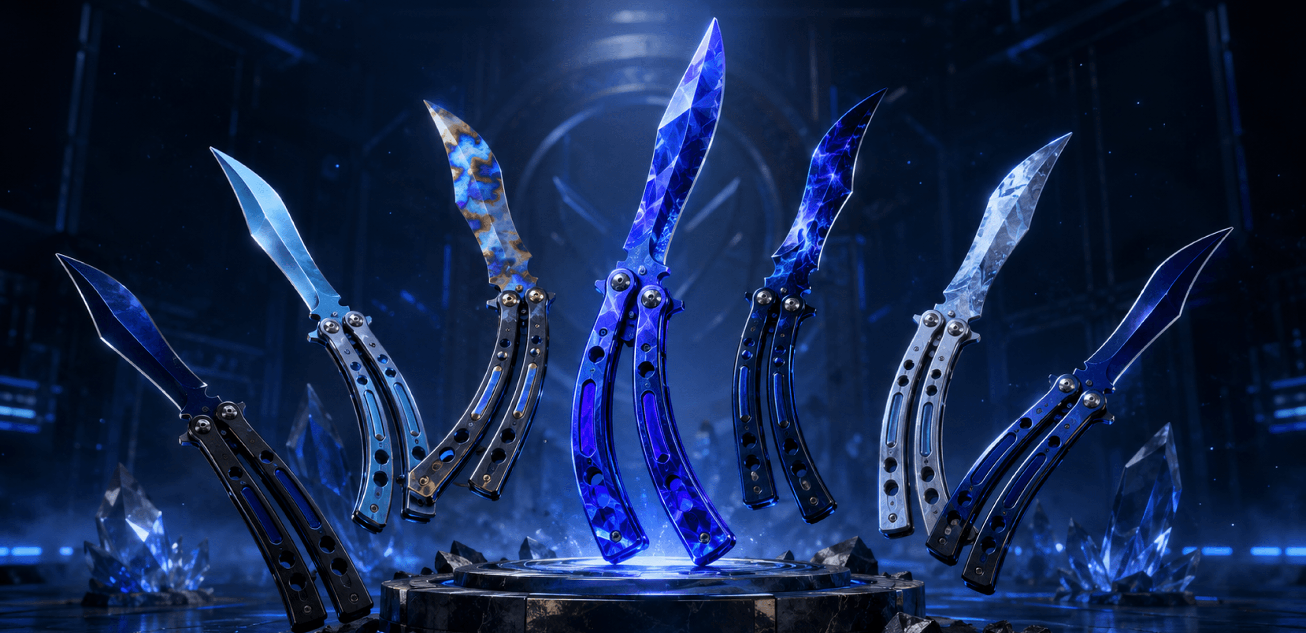 CS2 Butterfly Knife skinlari: barcha variantlar narx va rarity bo‘yicha