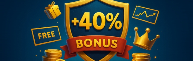 Depozitona %40'a kadar bonus!